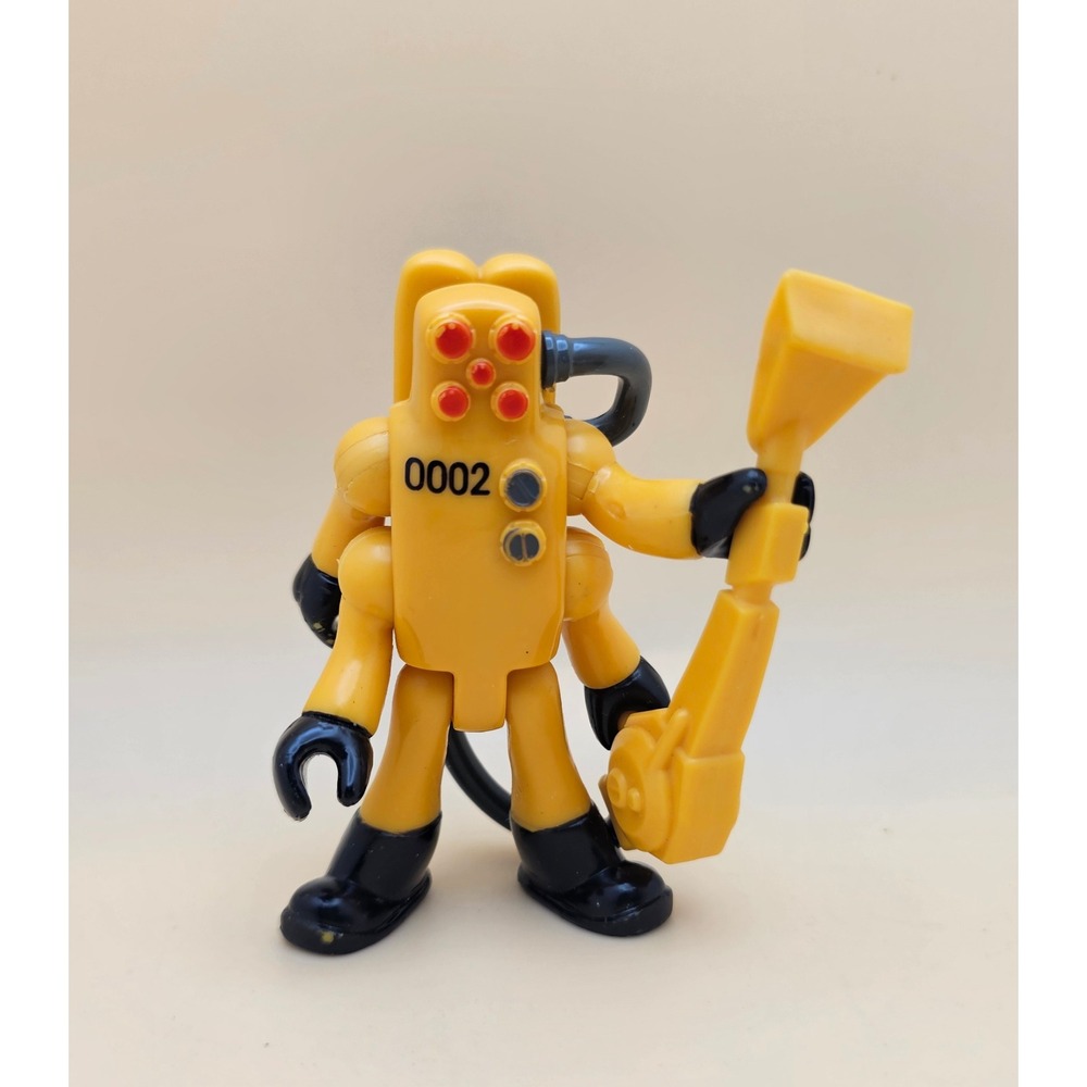 Disney Pixar Monsters Inc Imaginext CDA Agent 0002 Yellow Action Figure Toy